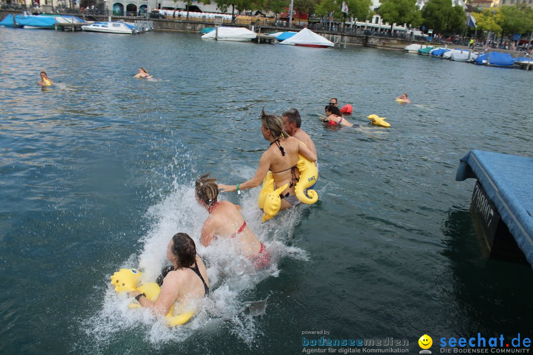 54. Zuercher Limmatschwimmen: Zuerich - Schweiz, 18.08.2018