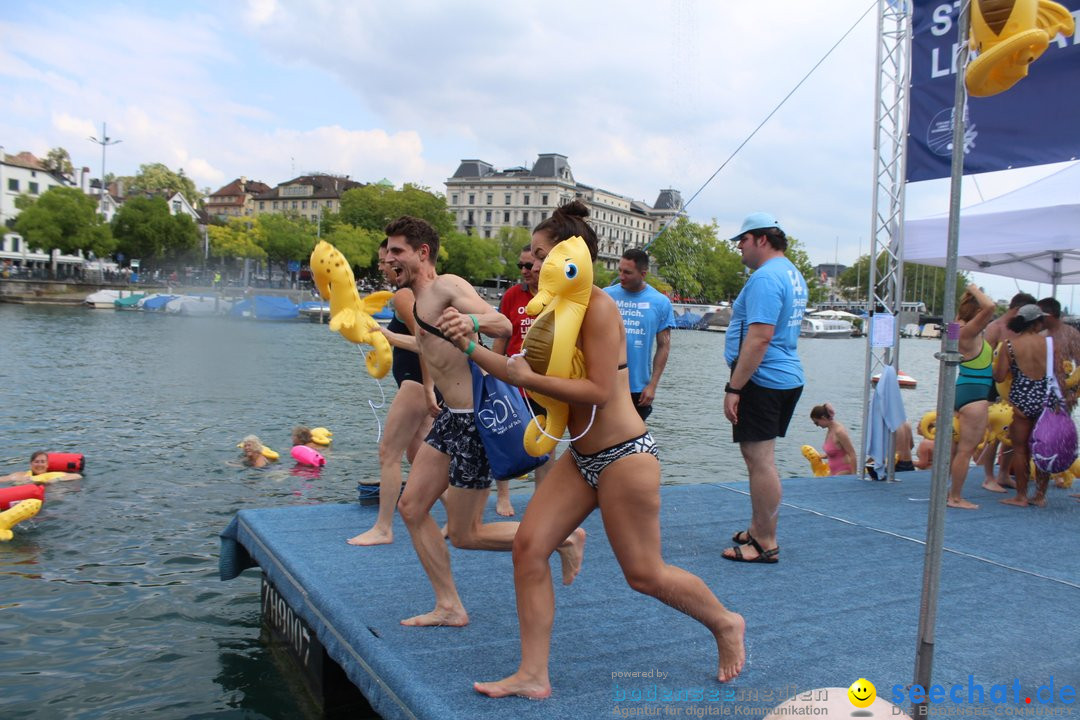 54. Zuercher Limmatschwimmen: Zuerich - Schweiz, 18.08.2018