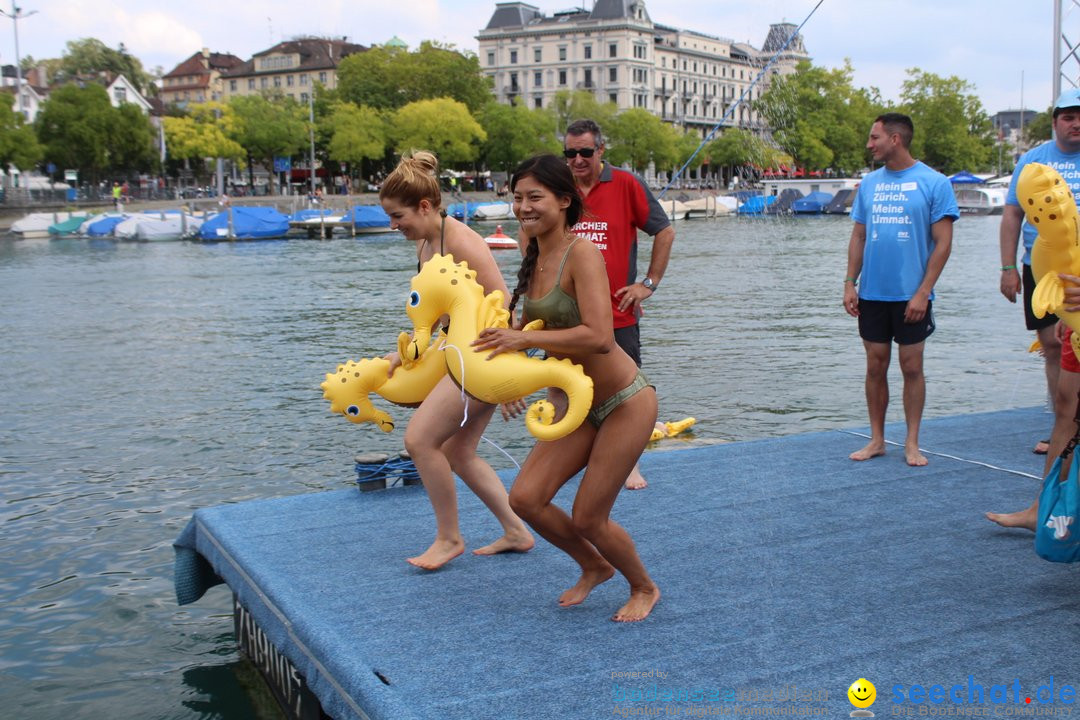 54. Zuercher Limmatschwimmen: Zuerich - Schweiz, 18.08.2018