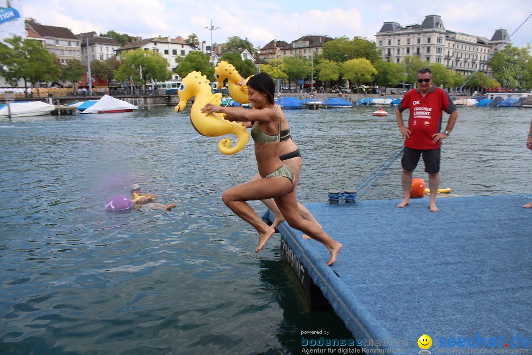 54. Zuercher Limmatschwimmen: Zuerich - Schweiz, 18.08.2018