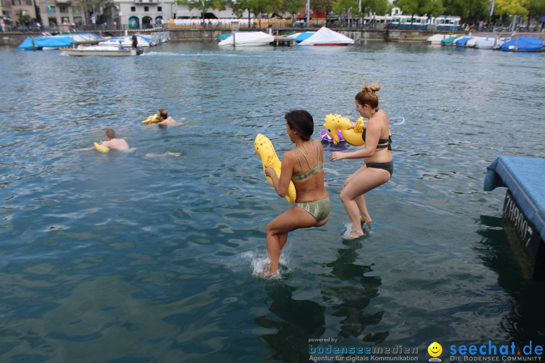 54. Zuercher Limmatschwimmen: Zuerich - Schweiz, 18.08.2018