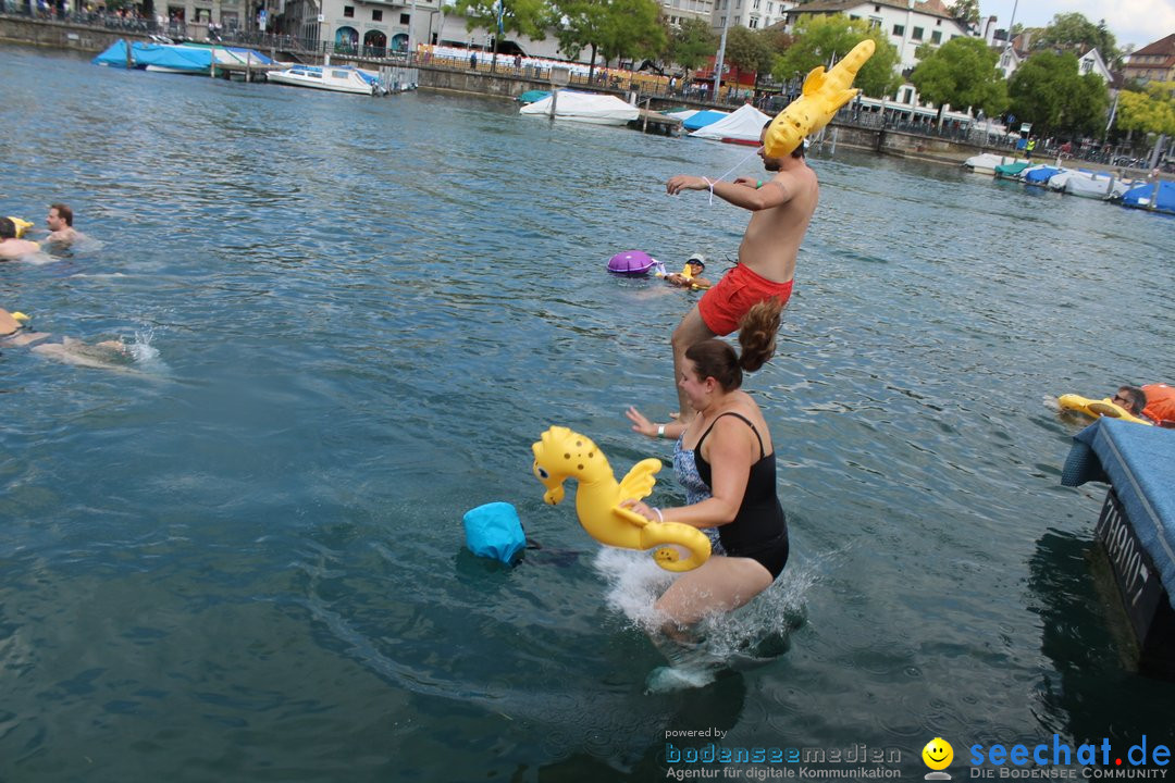 54. Zuercher Limmatschwimmen: Zuerich - Schweiz, 18.08.2018