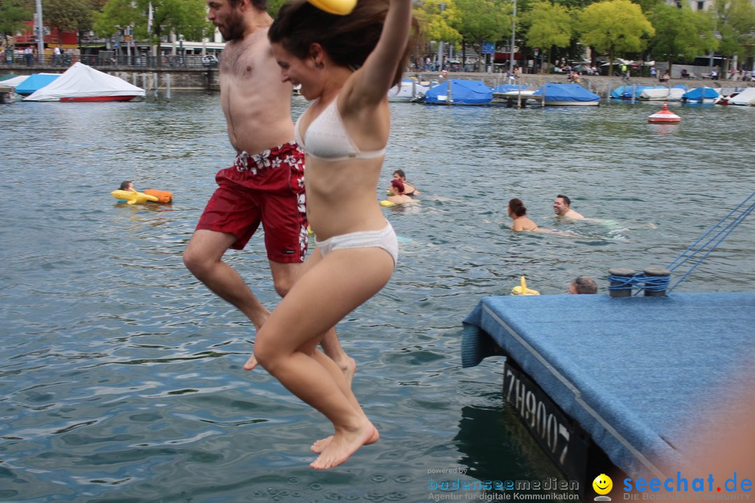 54. Zuercher Limmatschwimmen: Zuerich - Schweiz, 18.08.2018