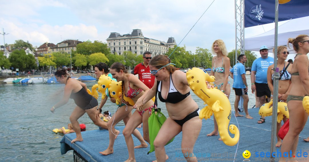 54. Zuercher Limmatschwimmen: Zuerich - Schweiz, 18.08.2018