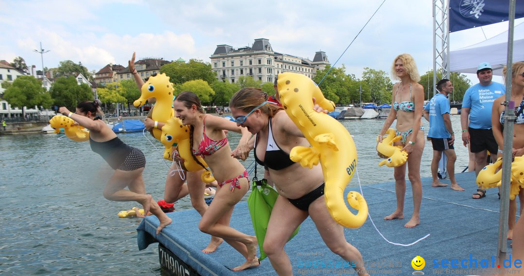 54. Zuercher Limmatschwimmen: Zuerich - Schweiz, 18.08.2018