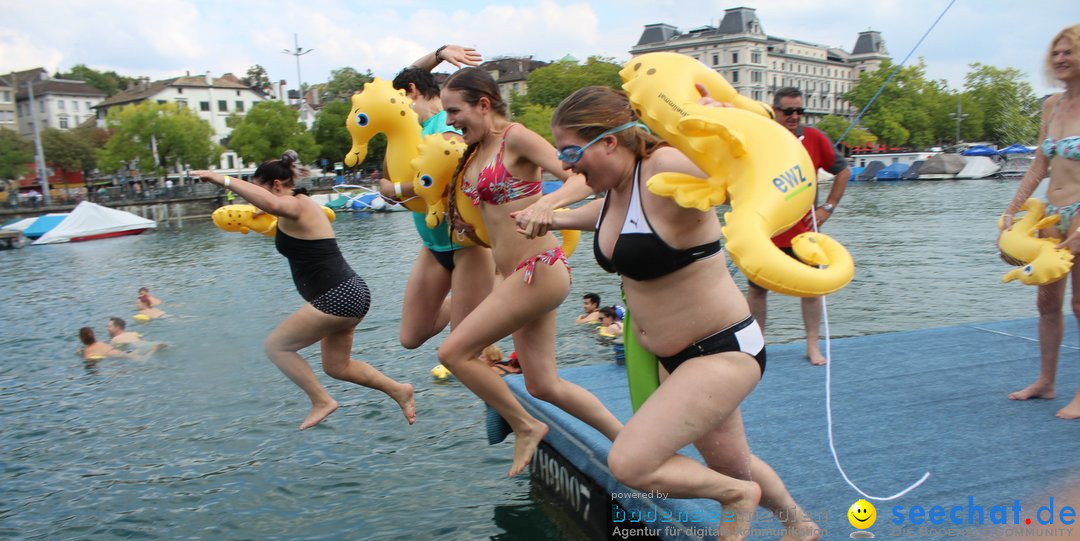 54. Zuercher Limmatschwimmen: Zuerich - Schweiz, 18.08.2018