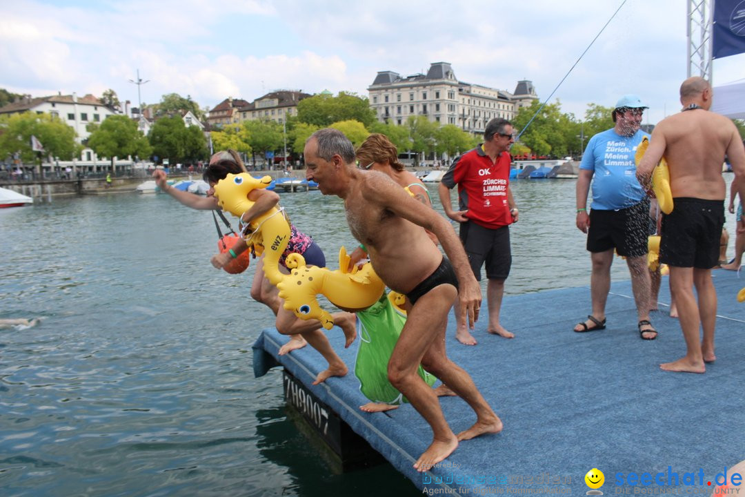 54. Zuercher Limmatschwimmen: Zuerich - Schweiz, 18.08.2018