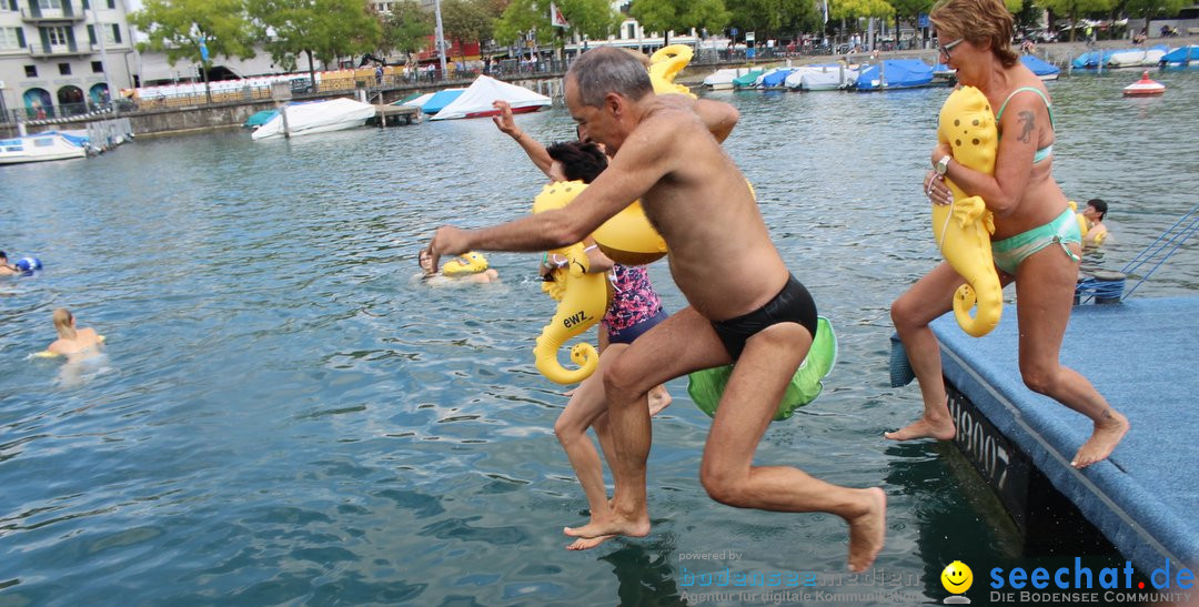 54. Zuercher Limmatschwimmen: Zuerich - Schweiz, 18.08.2018