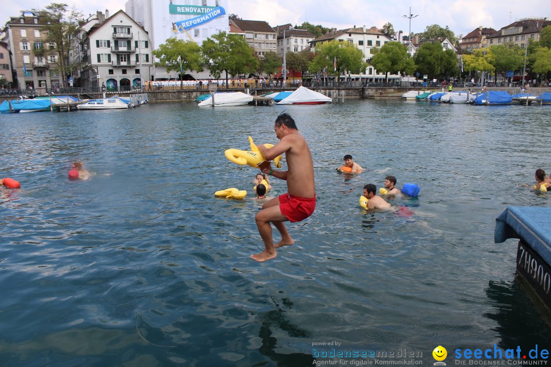 54. Zuercher Limmatschwimmen: Zuerich - Schweiz, 18.08.2018