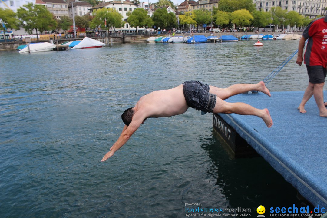 54. Zuercher Limmatschwimmen: Zuerich - Schweiz, 18.08.2018