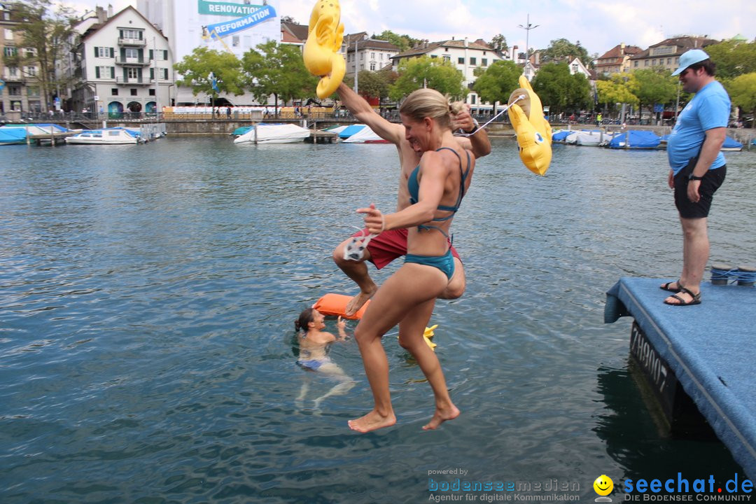 54. Zuercher Limmatschwimmen: Zuerich - Schweiz, 18.08.2018