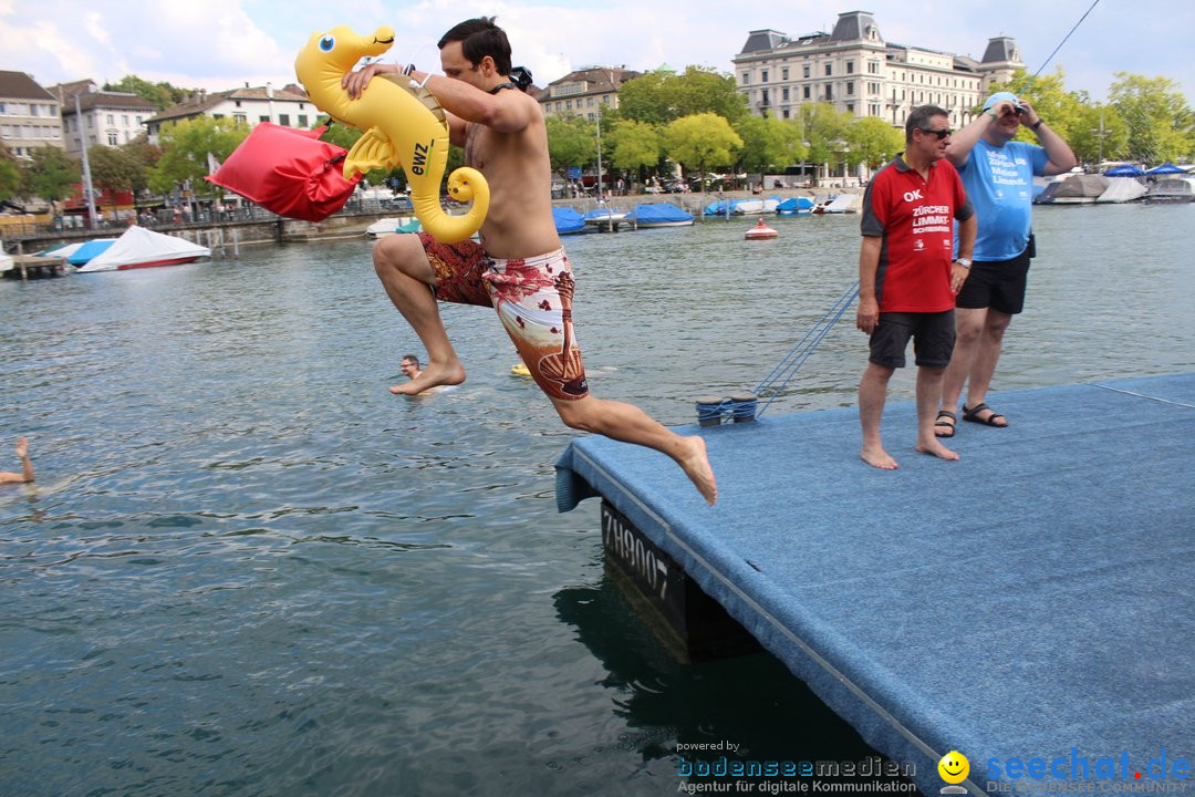 54. Zuercher Limmatschwimmen: Zuerich - Schweiz, 18.08.2018