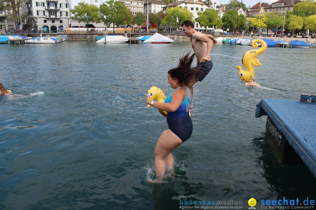 54. Zuercher Limmatschwimmen: Zuerich - Schweiz, 18.08.2018