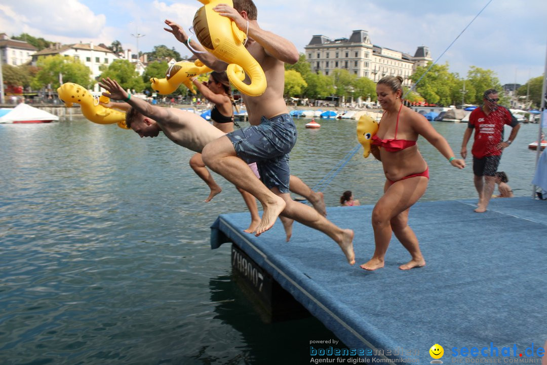 54. Zuercher Limmatschwimmen: Zuerich - Schweiz, 18.08.2018