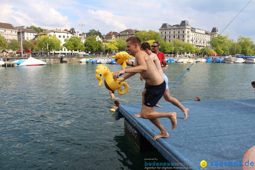 54. Zuercher Limmatschwimmen: Zuerich - Schweiz, 18.08.2018