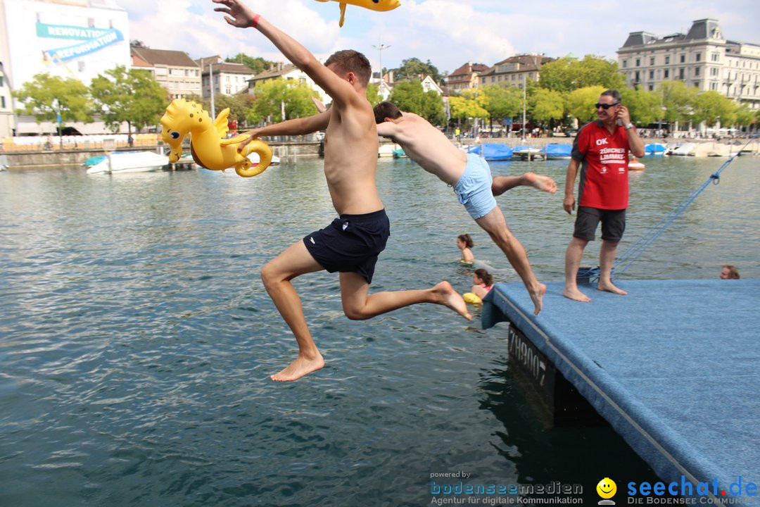 54. Zuercher Limmatschwimmen: Zuerich - Schweiz, 18.08.2018