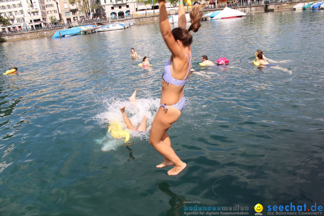 54. Zuercher Limmatschwimmen: Zuerich - Schweiz, 18.08.2018