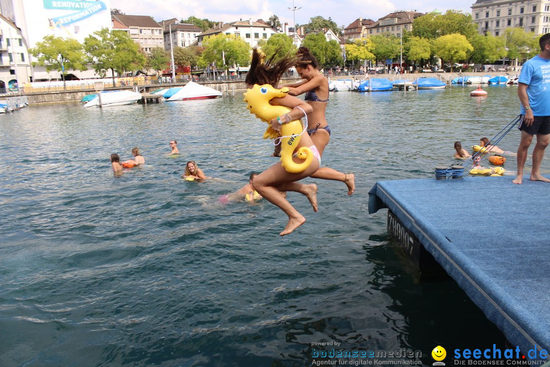 54. Zuercher Limmatschwimmen: Zuerich - Schweiz, 18.08.2018