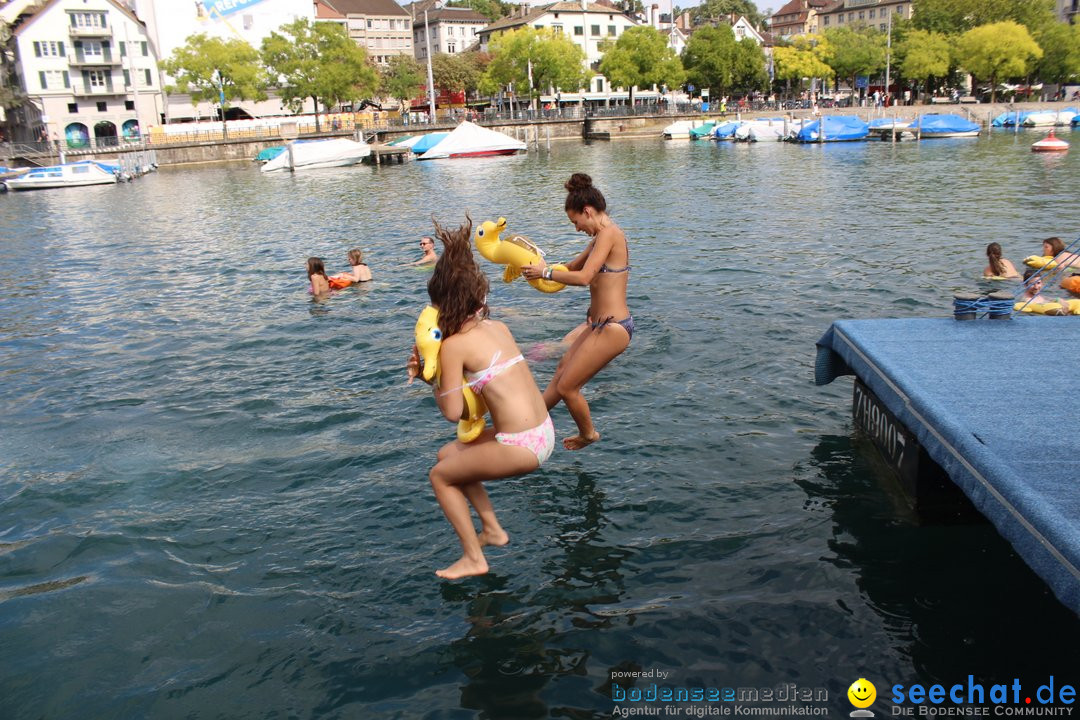 54. Zuercher Limmatschwimmen: Zuerich - Schweiz, 18.08.2018