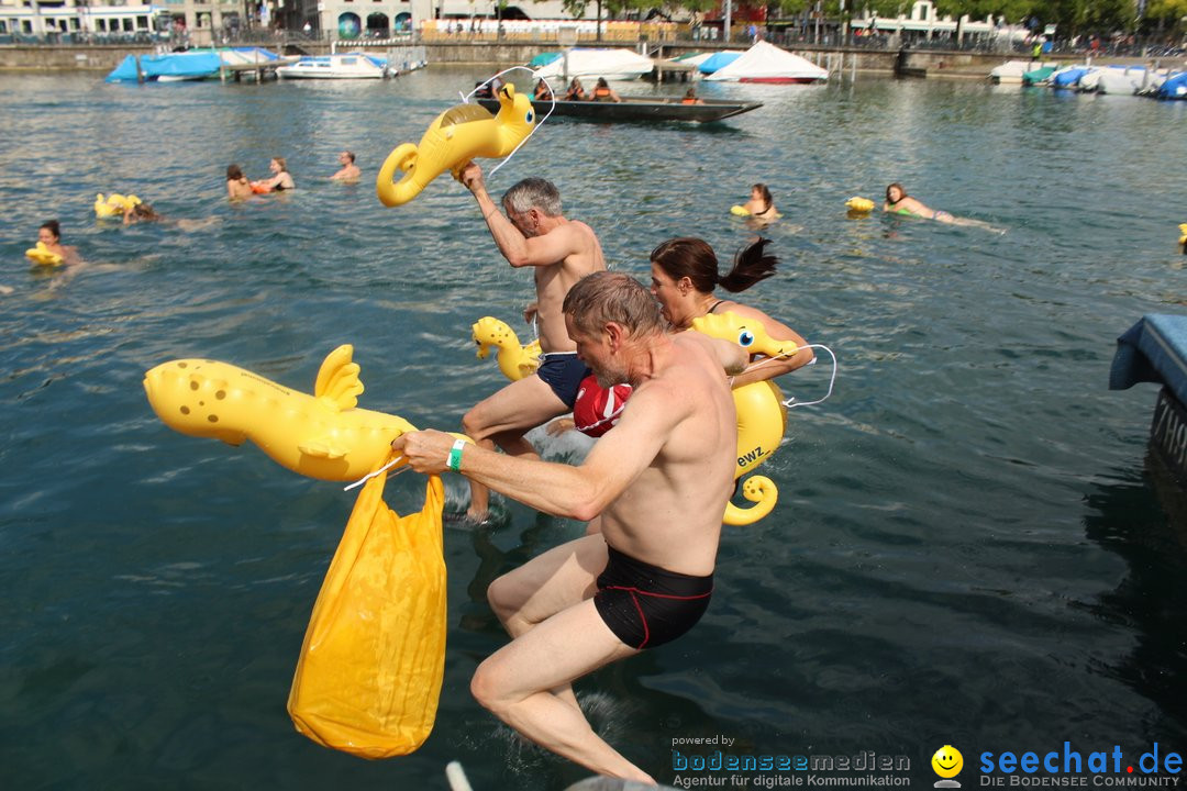 54. Zuercher Limmatschwimmen: Zuerich - Schweiz, 18.08.2018