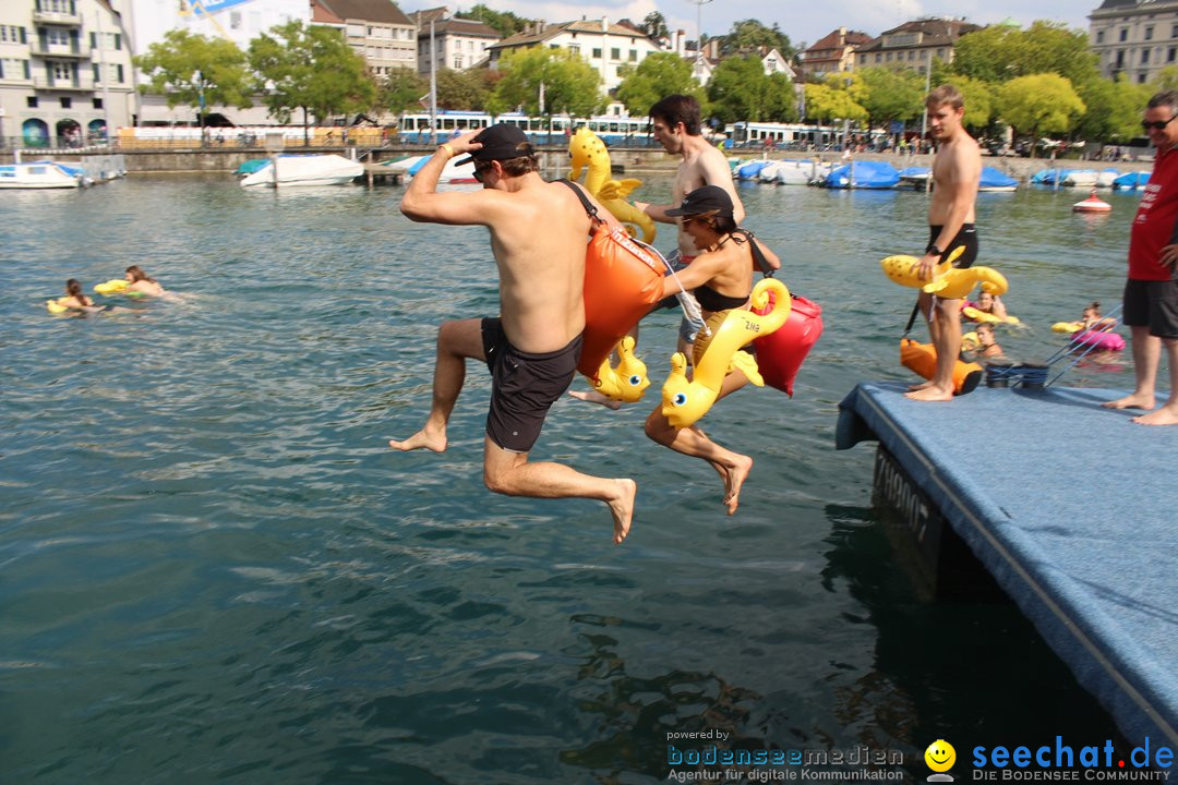 54. Zuercher Limmatschwimmen: Zuerich - Schweiz, 18.08.2018