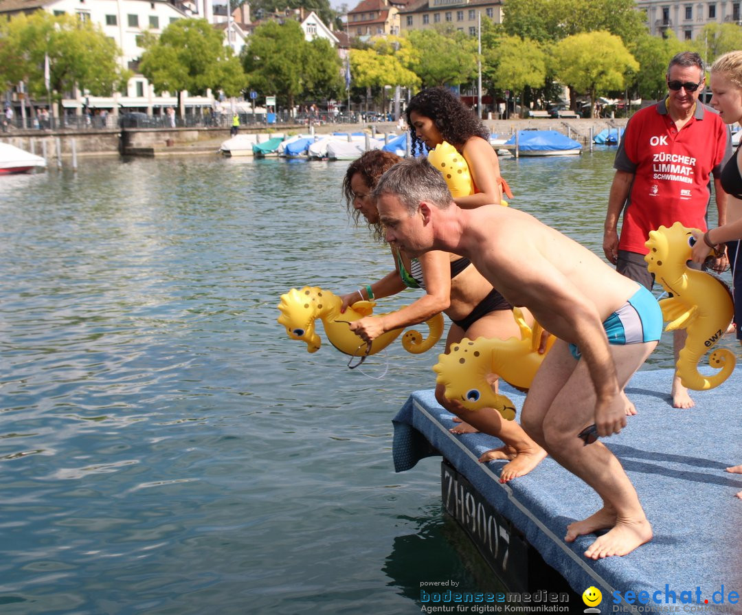 54. Zuercher Limmatschwimmen: Zuerich - Schweiz, 18.08.2018