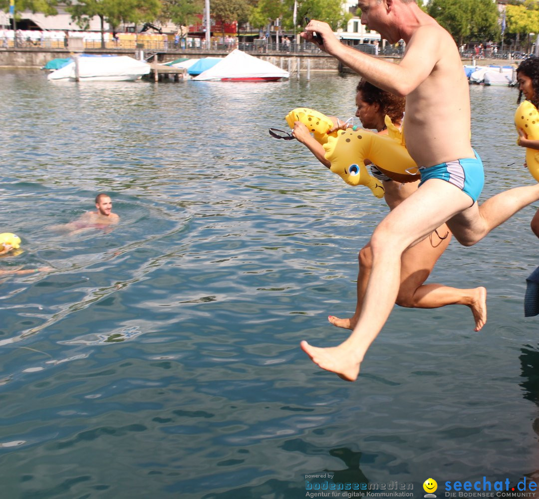 54. Zuercher Limmatschwimmen: Zuerich - Schweiz, 18.08.2018