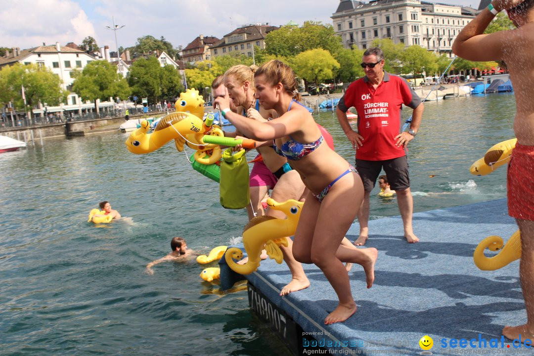 54. Zuercher Limmatschwimmen: Zuerich - Schweiz, 18.08.2018