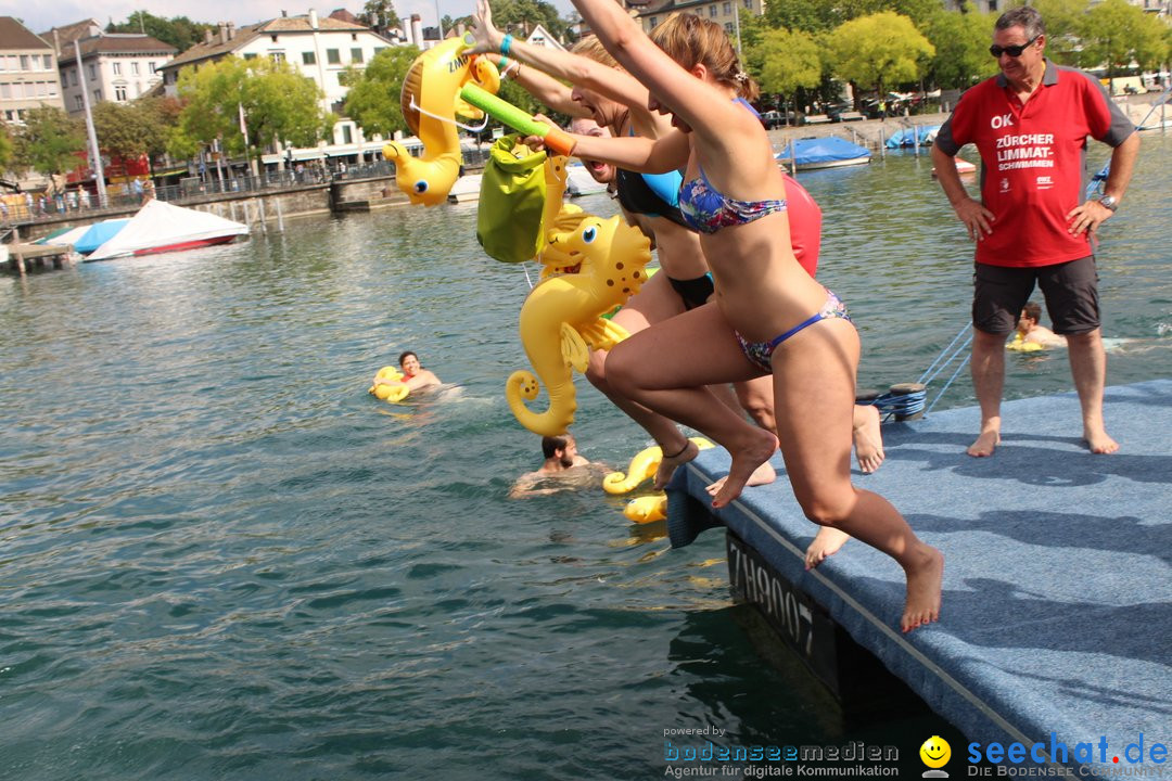 54. Zuercher Limmatschwimmen: Zuerich - Schweiz, 18.08.2018