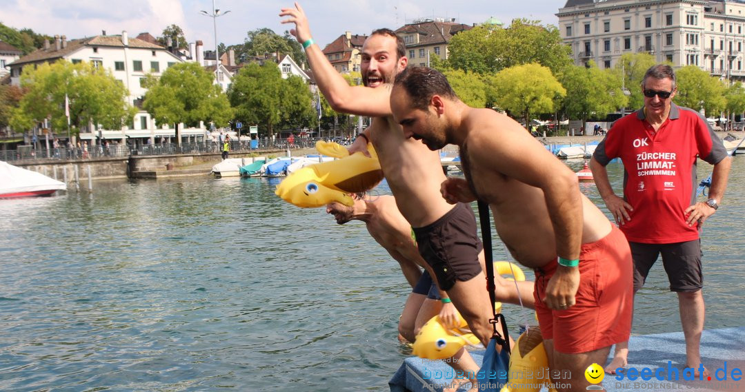 54. Zuercher Limmatschwimmen: Zuerich - Schweiz, 18.08.2018