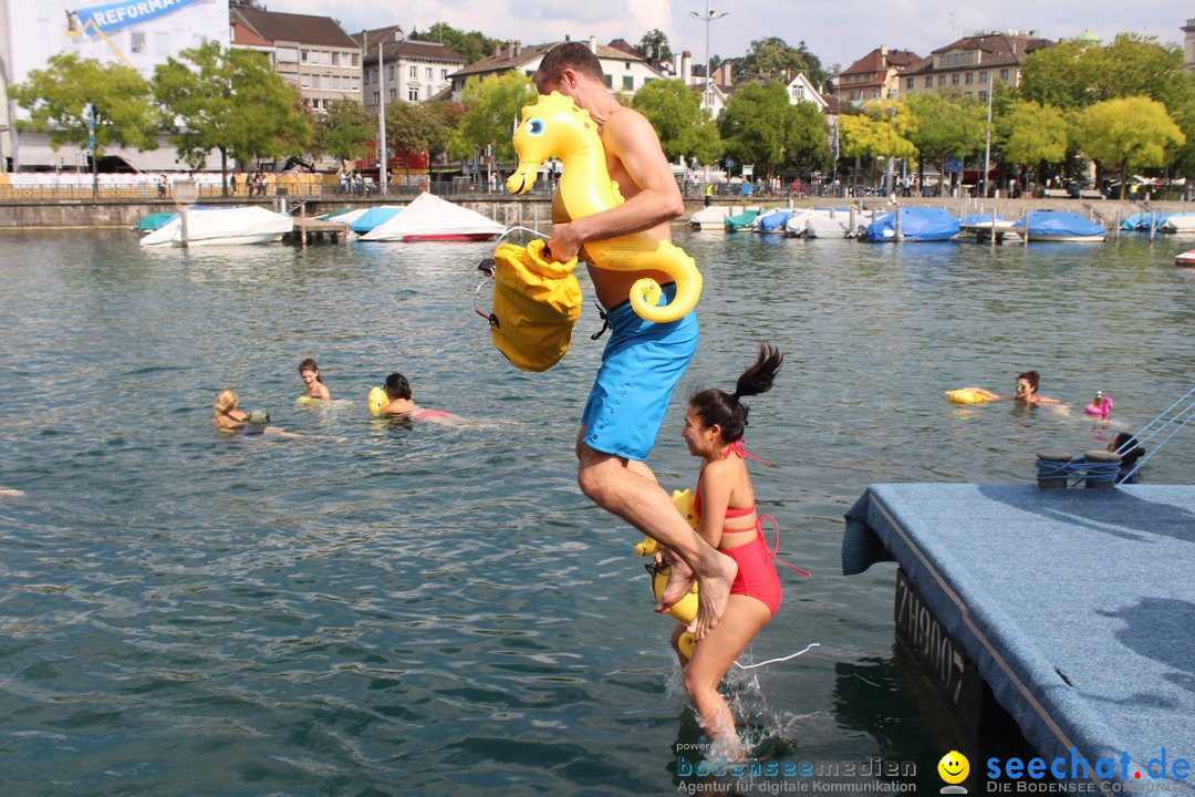 54. Zuercher Limmatschwimmen: Zuerich - Schweiz, 18.08.2018