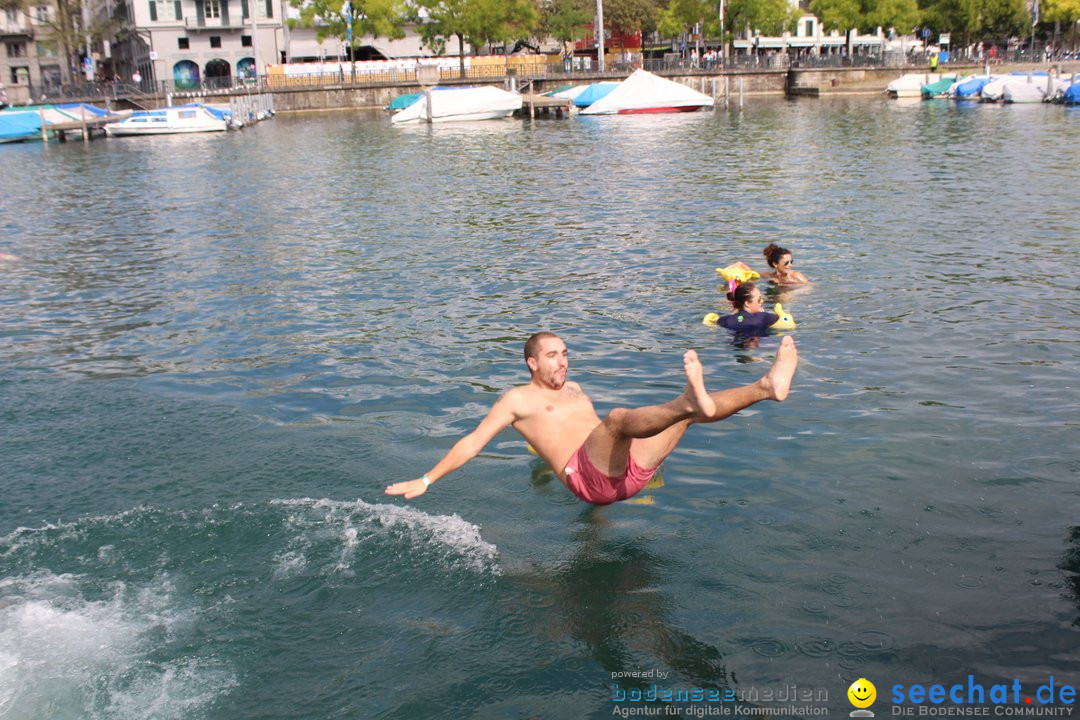 54. Zuercher Limmatschwimmen: Zuerich - Schweiz, 18.08.2018