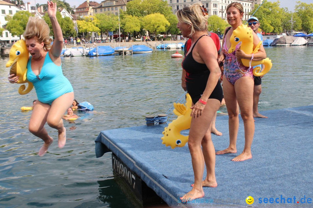 54. Zuercher Limmatschwimmen: Zuerich - Schweiz, 18.08.2018