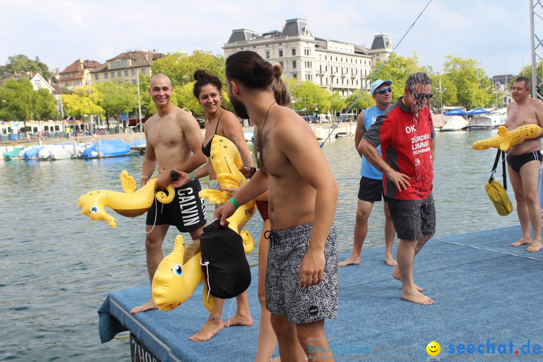 54. Zuercher Limmatschwimmen: Zuerich - Schweiz, 18.08.2018