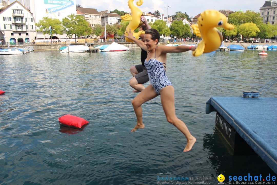 54. Zuercher Limmatschwimmen: Zuerich - Schweiz, 18.08.2018