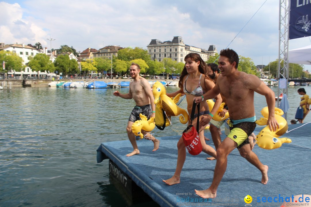 54. Zuercher Limmatschwimmen: Zuerich - Schweiz, 18.08.2018