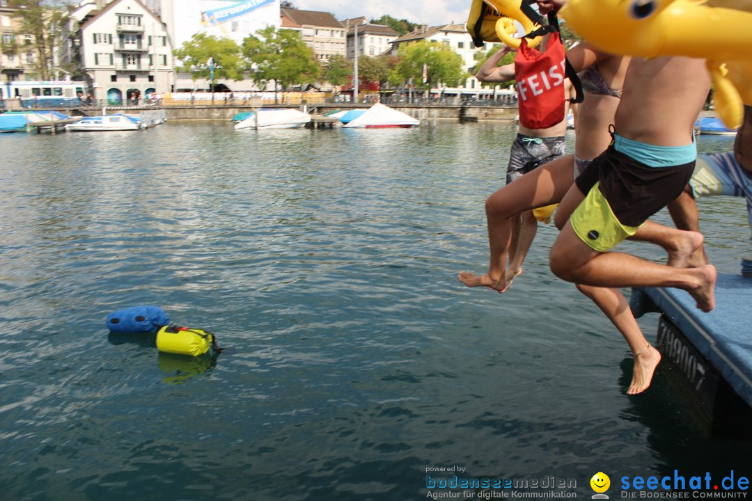 54. Zuercher Limmatschwimmen: Zuerich - Schweiz, 18.08.2018