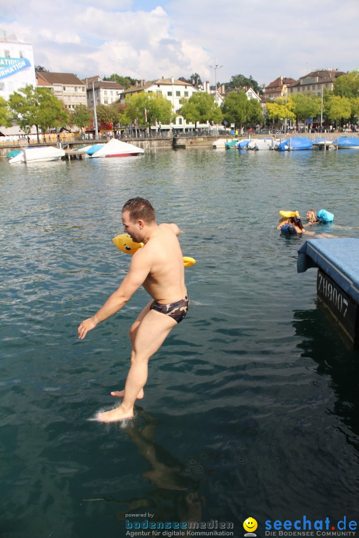 54. Zuercher Limmatschwimmen: Zuerich - Schweiz, 18.08.2018