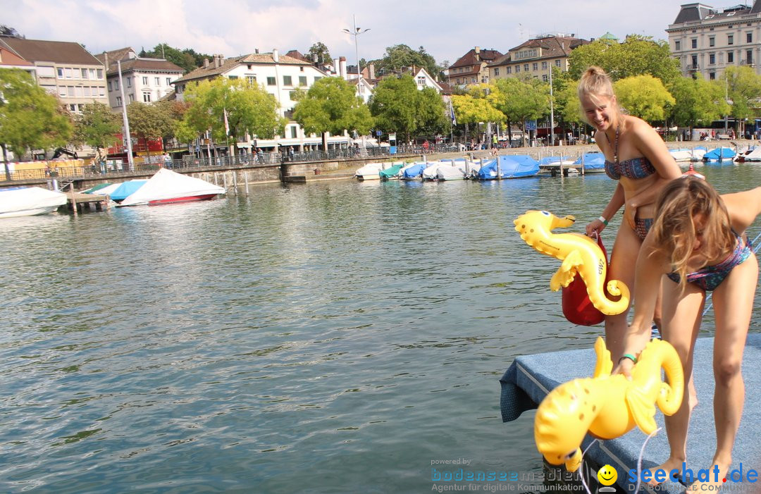 54. Zuercher Limmatschwimmen: Zuerich - Schweiz, 18.08.2018