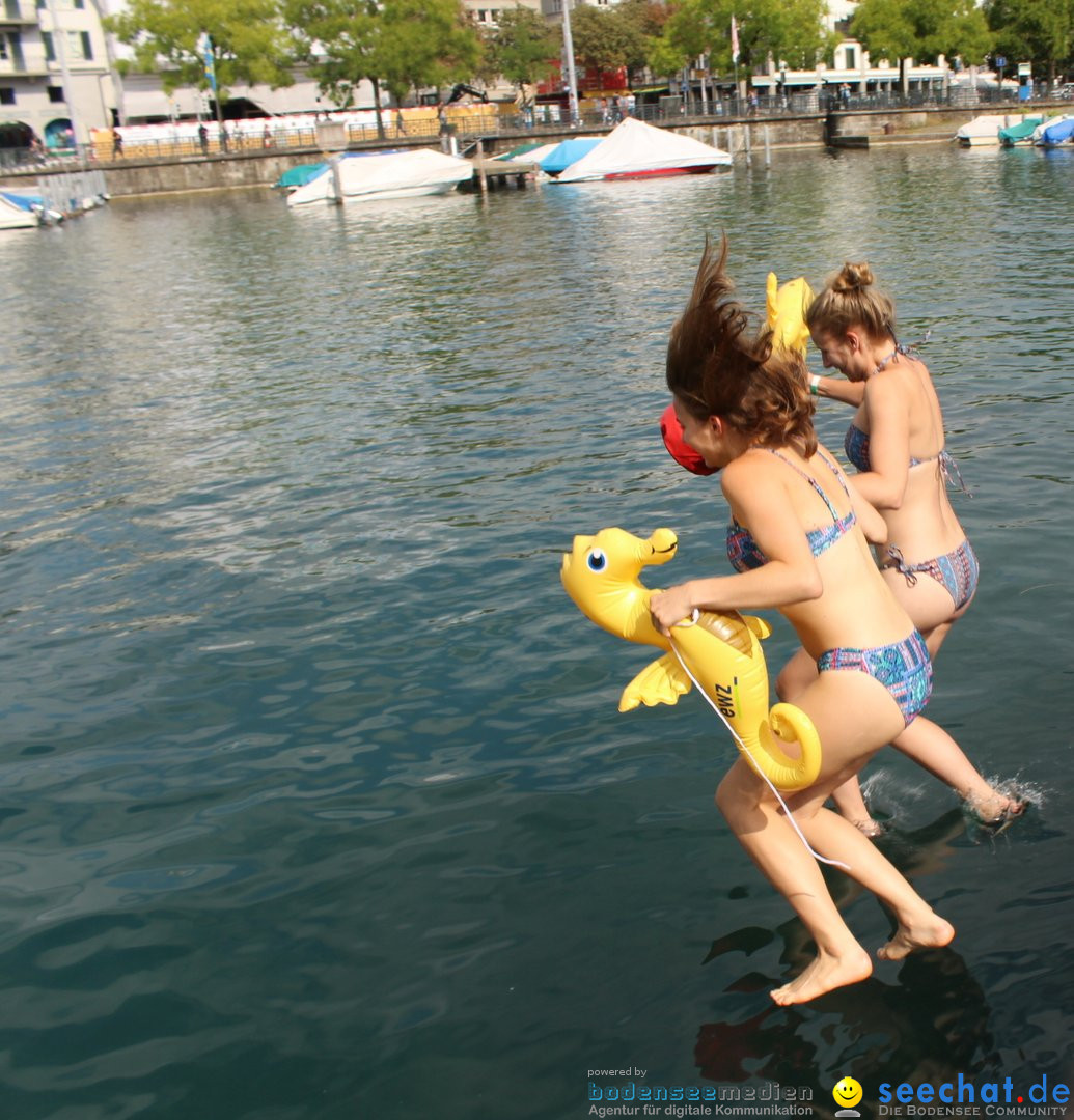 54. Zuercher Limmatschwimmen: Zuerich - Schweiz, 18.08.2018