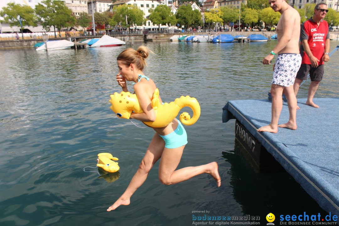 54. Zuercher Limmatschwimmen: Zuerich - Schweiz, 18.08.2018