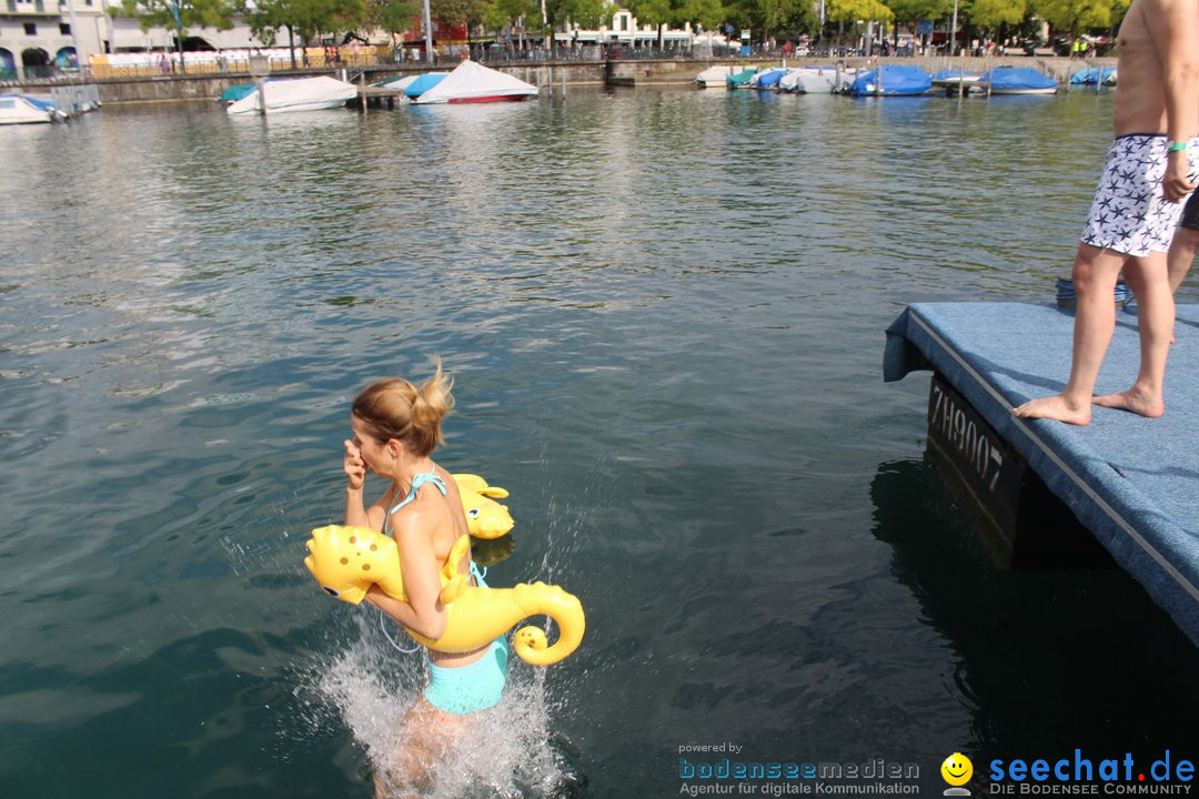 54. Zuercher Limmatschwimmen: Zuerich - Schweiz, 18.08.2018