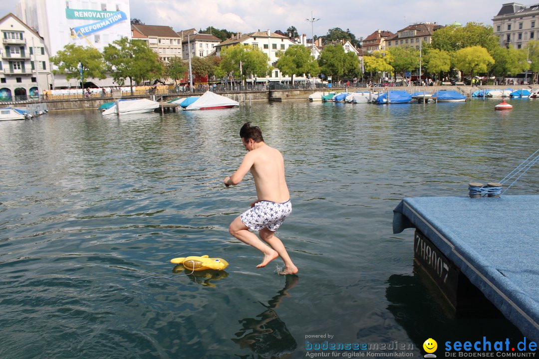 54. Zuercher Limmatschwimmen: Zuerich - Schweiz, 18.08.2018