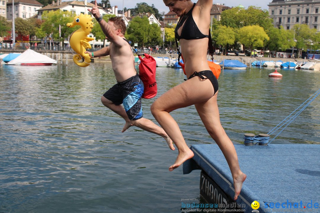 54. Zuercher Limmatschwimmen: Zuerich - Schweiz, 18.08.2018