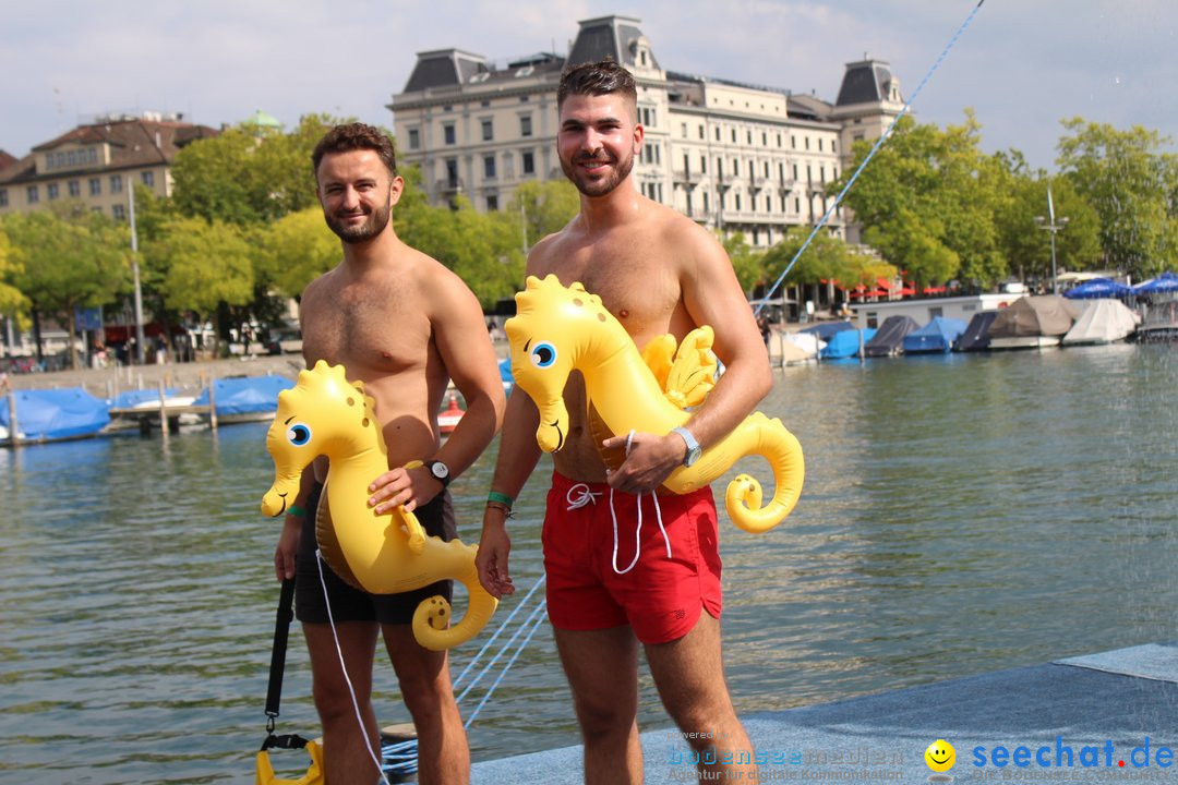 54. Zuercher Limmatschwimmen: Zuerich - Schweiz, 18.08.2018