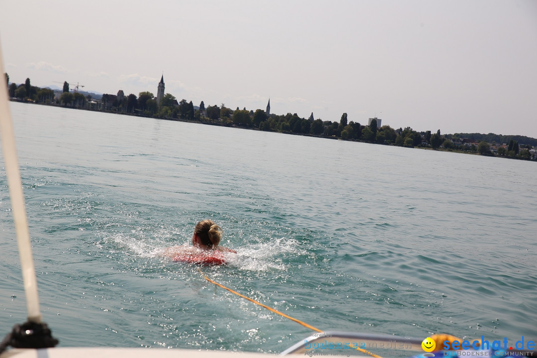 BODENSEEBOOT Breitenquerung, Sandra Hornig: Friedrichshafen, 28.08.2018