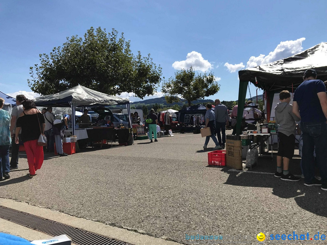 Flohmarkt in Alten-Rhein: Schweiz am Bodensee, 26.08.2018