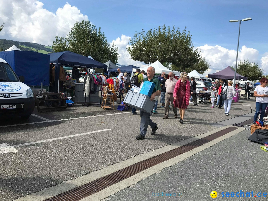 Flohmarkt in Alten-Rhein: Schweiz am Bodensee, 26.08.2018