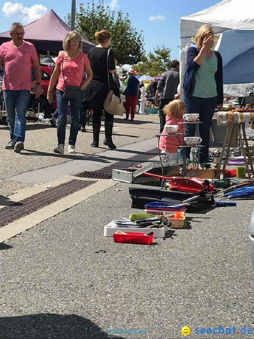 Flohmarkt in Alten-Rhein: Schweiz am Bodensee, 26.08.2018