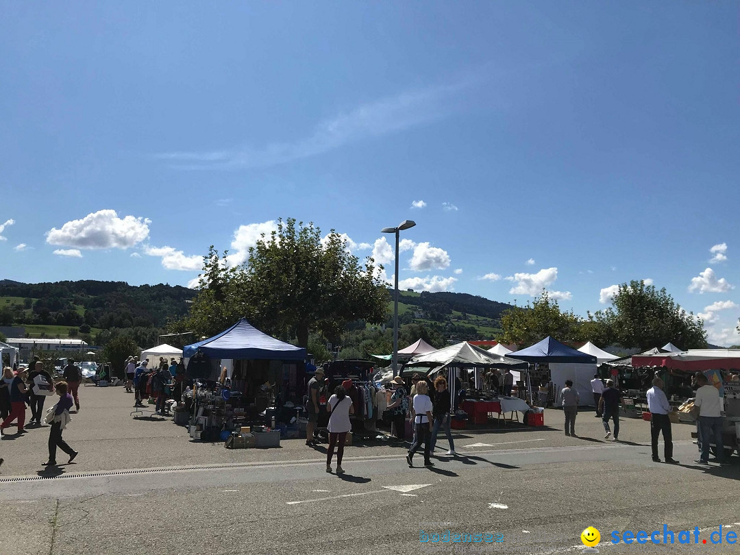 Flohmarkt in Alten-Rhein: Schweiz am Bodensee, 26.08.2018